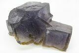 Colorful Cubic Fluorite Crystals with Phantoms - Yaogangxian Mine #217406-1